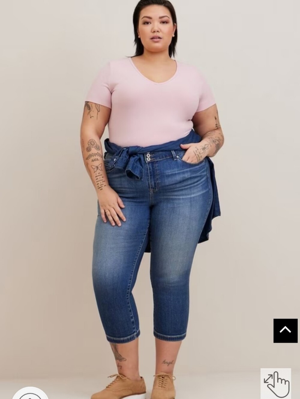 Torrid NWT! Fitted Super Soft Rib V-Neck Short Sleeve Tee